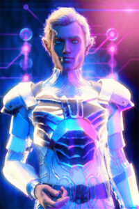 Connor McMann in a Freeport Guard uniform